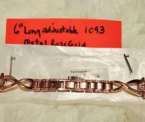 Fitbit versa 6" RoseGold adjustable band